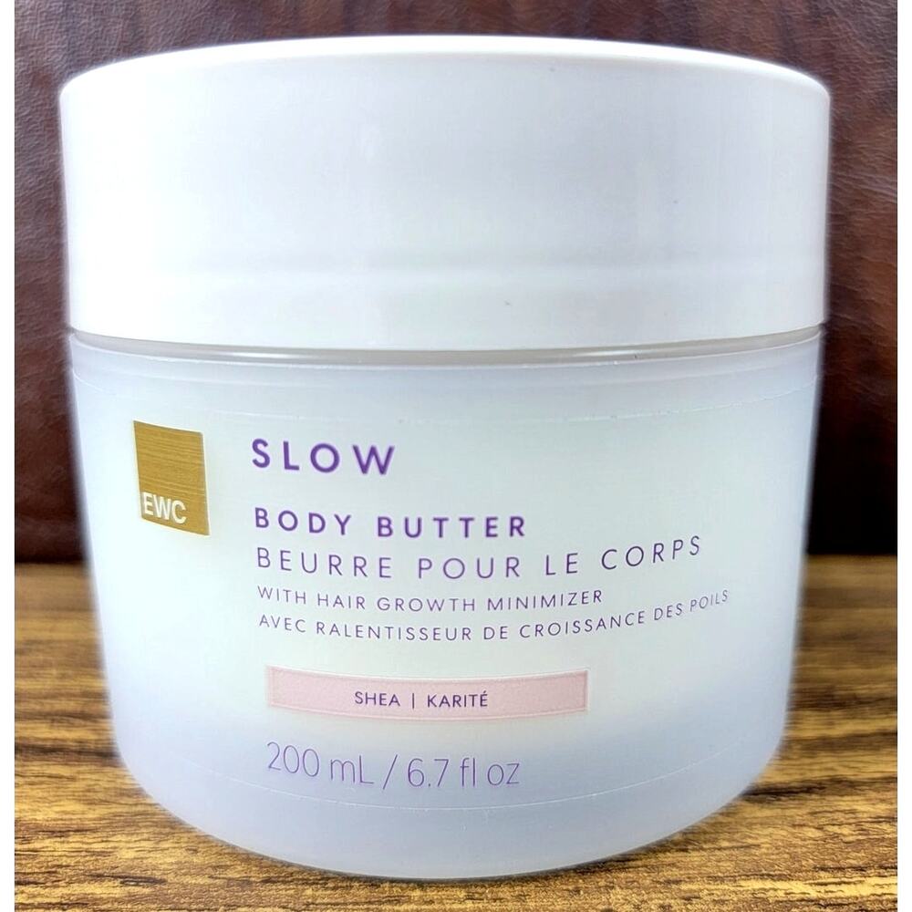 European Wax Center SLOW Body Butter Shea Hair Growth Minimizer 6.7 Oz New
